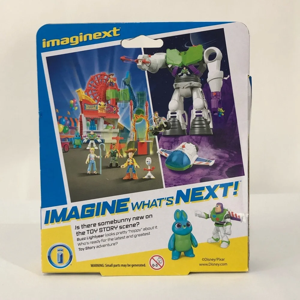 Imaginext Disney Toy Story 4 Buzz Lightyear & Bunny Figures